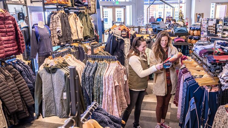 Retail clothing store interior in Colorado Springs